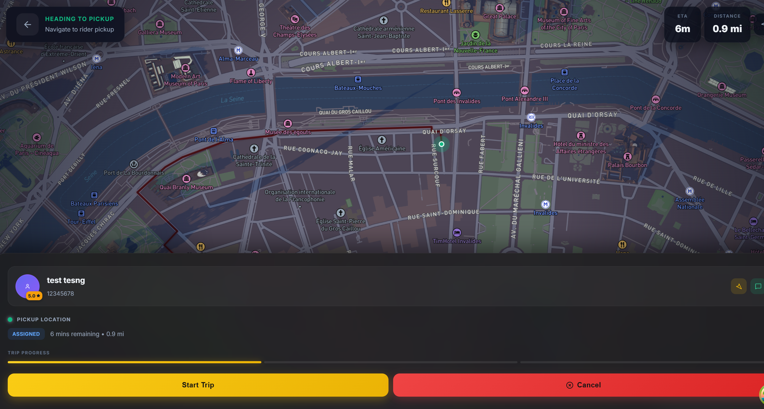 RideShare Map